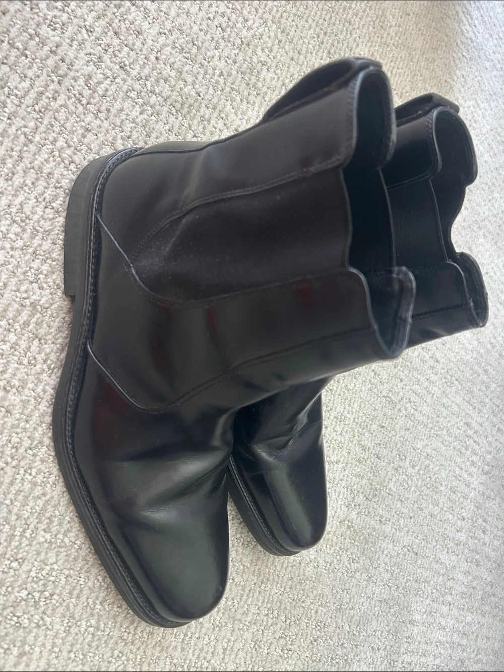 Cole Haan Men's Black Leather Chelsea Boots